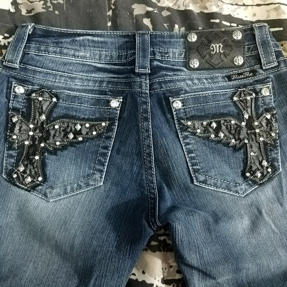 Miss Me signature bootcut jeans 28x34